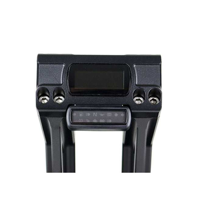 Kodlin, Fastback risers for OEM digital speedo. 10". Black