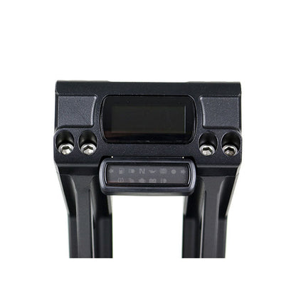 Kodlin, Fastback risers for OEM digital speedo. 10". Black