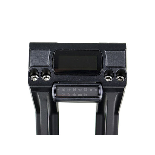Kodlin, Fastback risers for OEM digital speedo. 10". Black