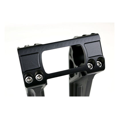 Kodlin, Fastback risers for OEM digital speedo. 10". Black