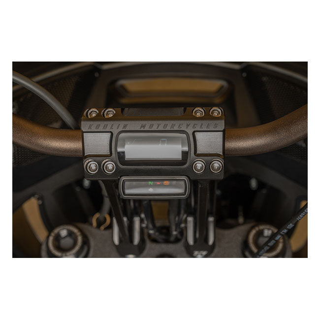 Kodlin, Fastback risers for OEM digital speedo. 10". Black