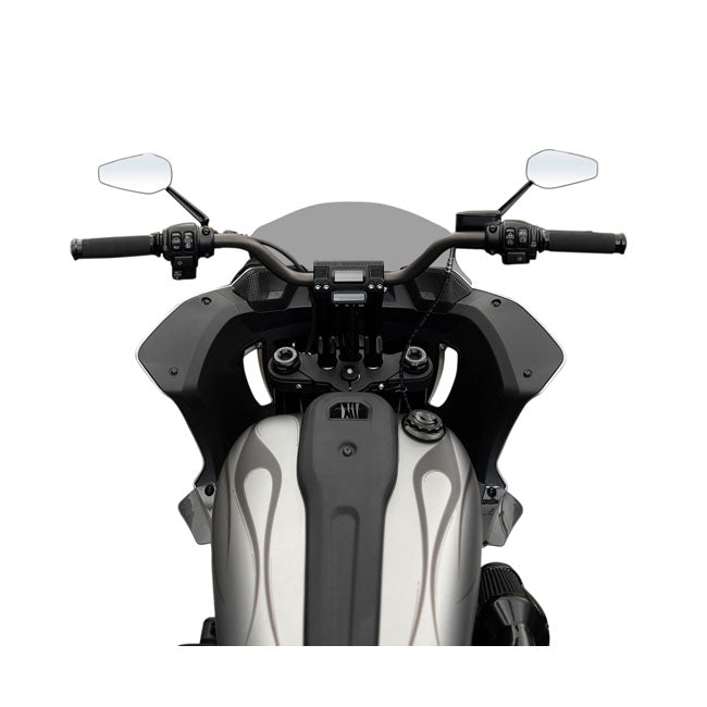 Kodlin, Fastback risers for OEM digital speedo. 8". Black