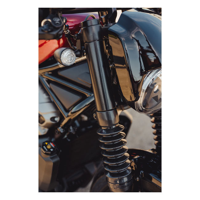 Cult-Werk, Nightster turn signal bracket set. Front. Black
