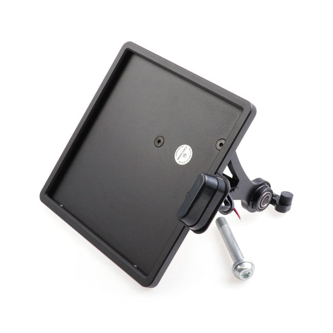 Cult-Werk, side mount license plate bracket, black Germany
