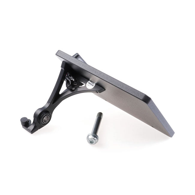 Cult-Werk, side mount license plate bracket Black Austria