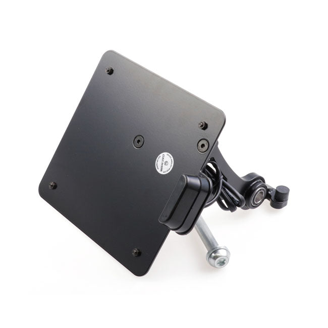 Cult-Werk, side mount license plate bracket, black Italy