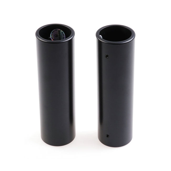 Cult-Werk, upper fork tube covers. Long. Black