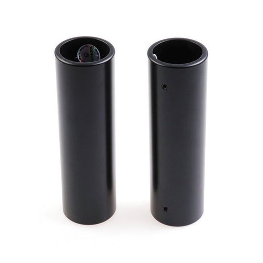 Cult-Werk, upper fork tube covers. Long. Black
