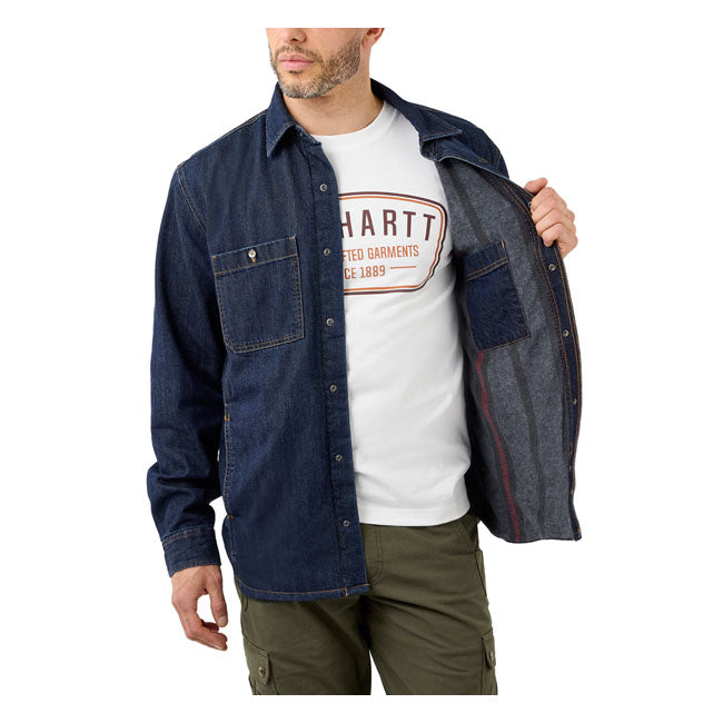 Carhartt Denim Fleece lined shirt