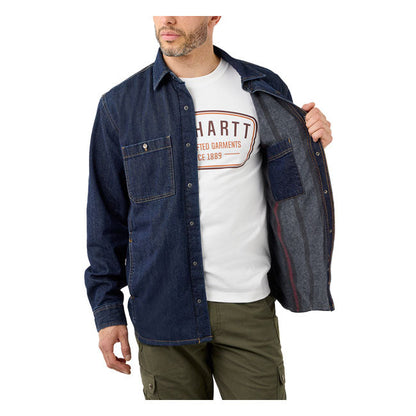 Carhartt Denim Fleece lined shirt