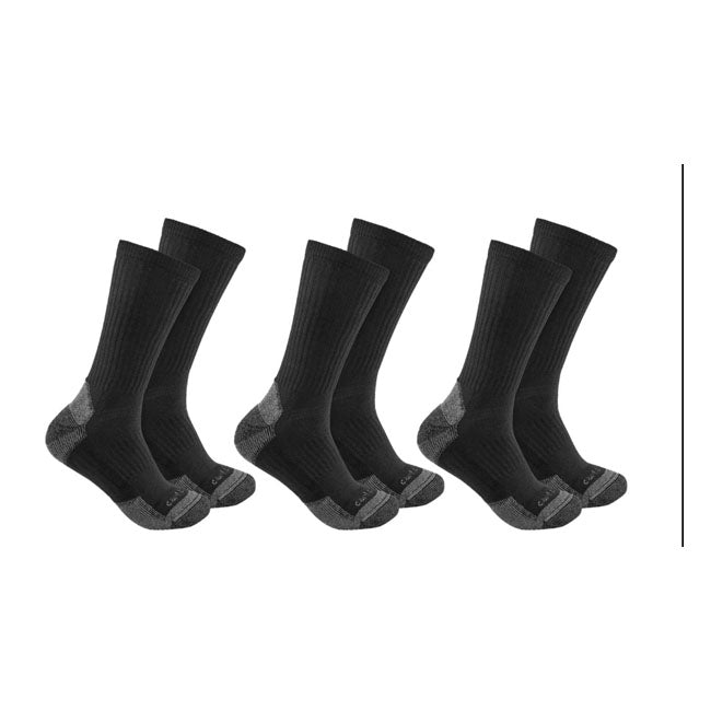 Carhartt Cotton Blend Crew Sock 3 Pack