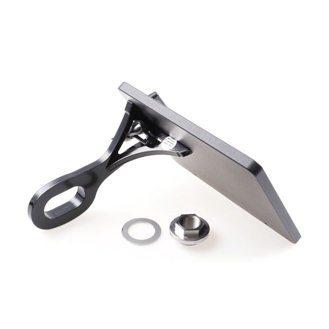 Cult-Werk, side mount license plate bracket Black Austria