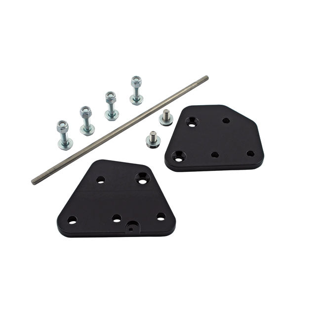 Cycle Visions, 2" forward control extension kit. Black