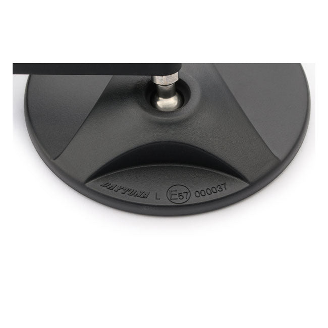 Daytona, clamp-on ABS mirror. 22mm