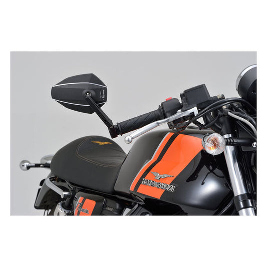 Daytona, bar end D-mirror. Number 7, long stem