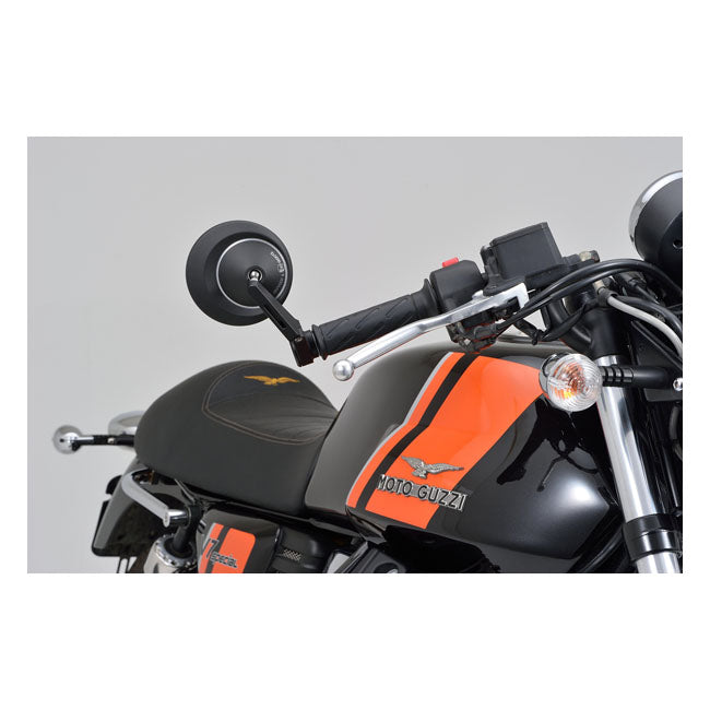Daytona, bar end D-mirror. Number 8, short stem