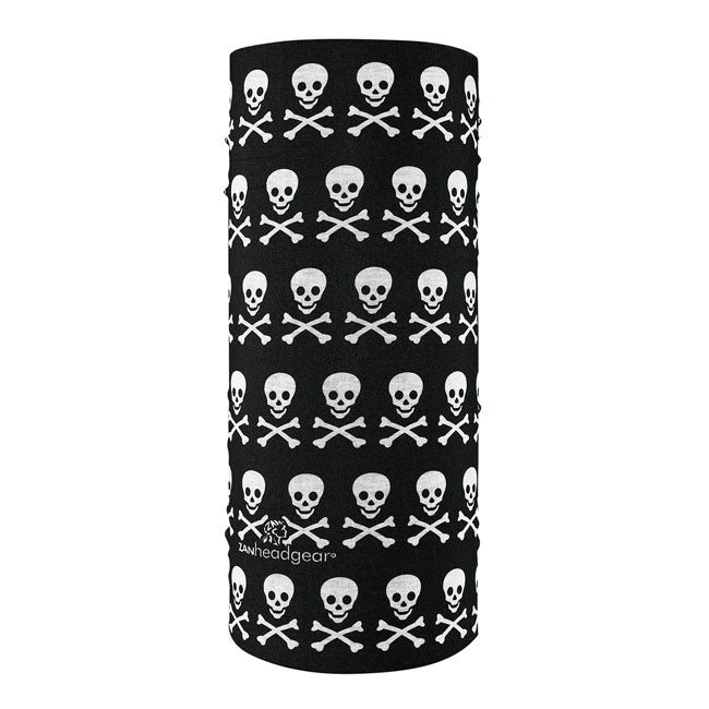 ZANheadgear Motley Tube polyester skull & crossbones
