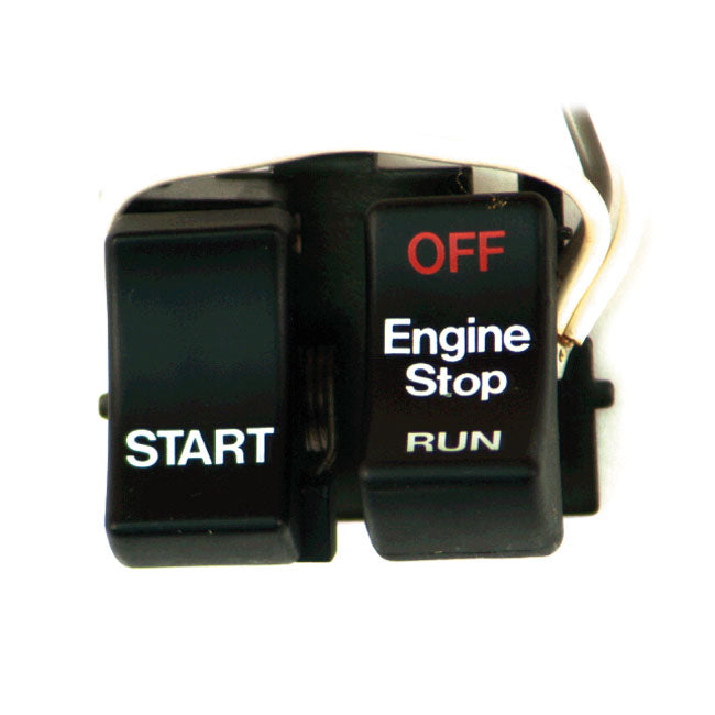 Run/off/start, handlebar switch set