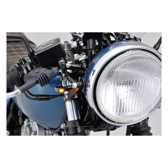 Daytona, Mini 1 D-Light LED turn signals. Clear lens