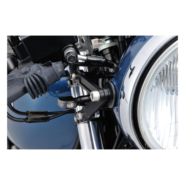 Daytona, Mini 1 D-Light LED turn signals. Clear lens