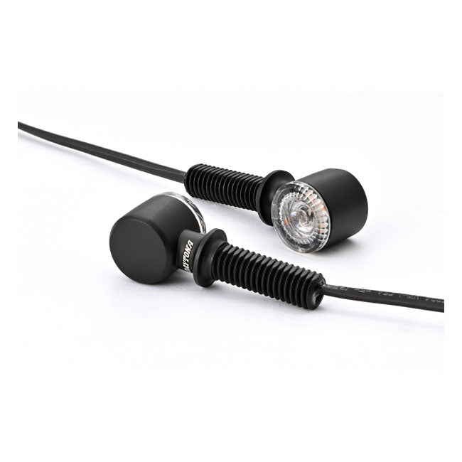Daytona, D-light Sol2 mini turn signals. Clear lens