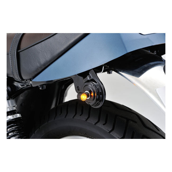 Daytona, D-light Sol2 mini turn signals. Clear lens