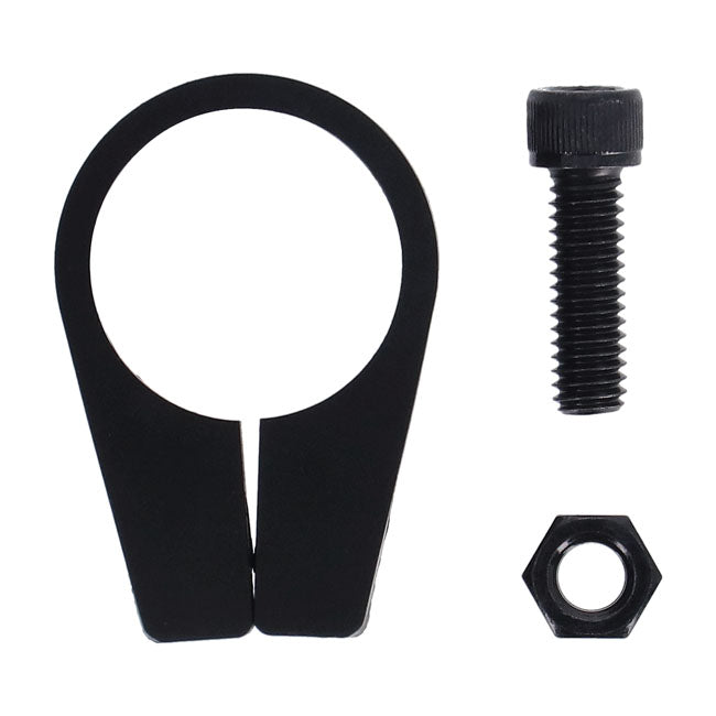 Jagg, universal oil cooler clamp. 1-3/8", black