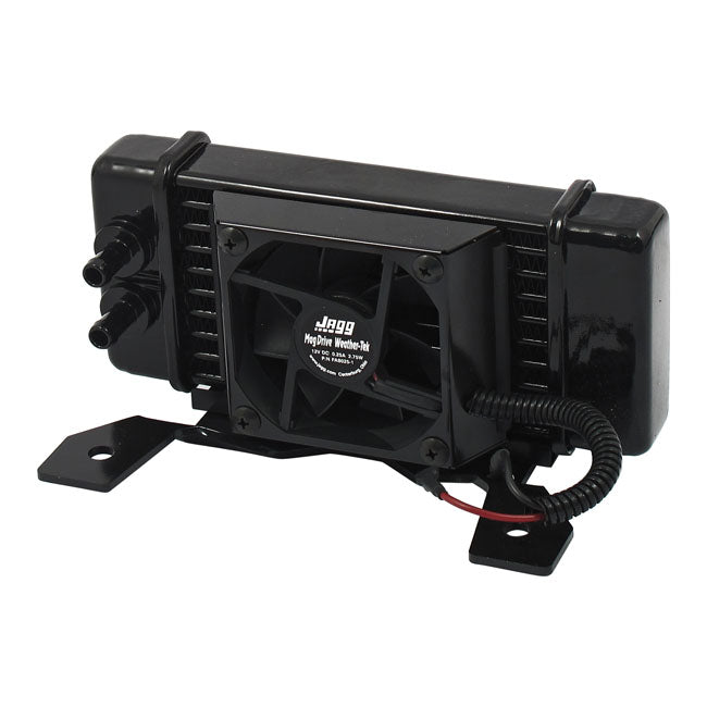Jagg, oil cooler kit Low mount Horizontal 10 row Fan