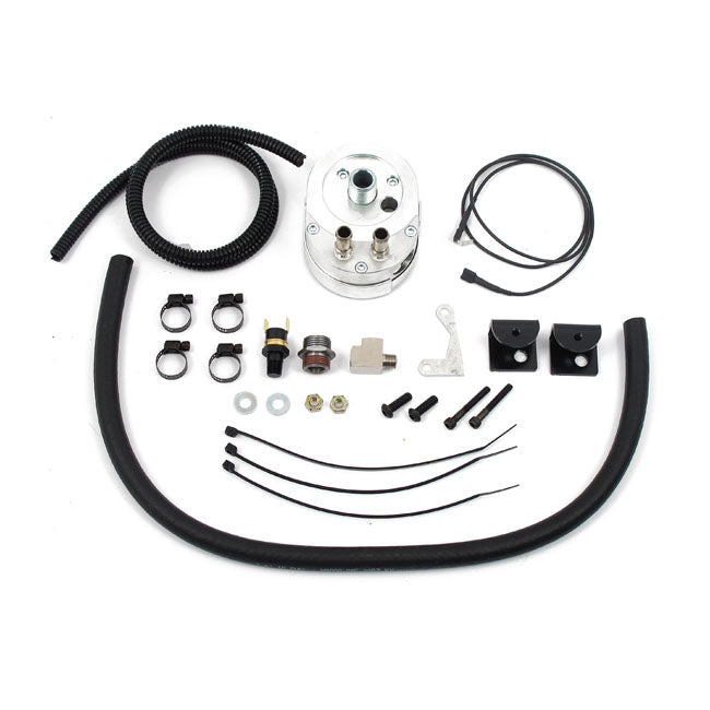 Jagg, oil cooler kit Low mount Horizontal 10 row Fan