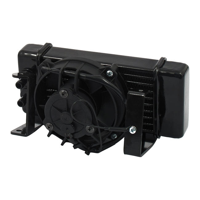 Jagg, oil cooler kit Low mount Horizontal 10 row Fan