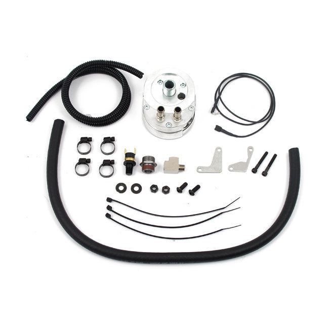 Jagg, oil cooler kit Low mount Horizontal 10 row Fan