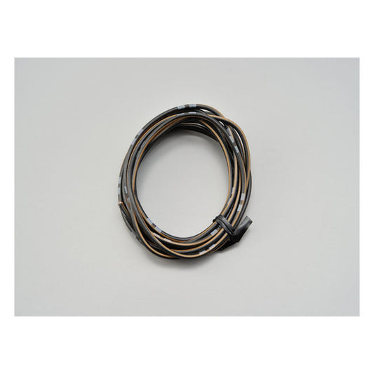 Electrical wire. 2 meter 0.75sq. Black/brown