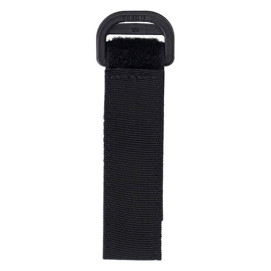 Longride, 25mm hook & loop mount strap. Black