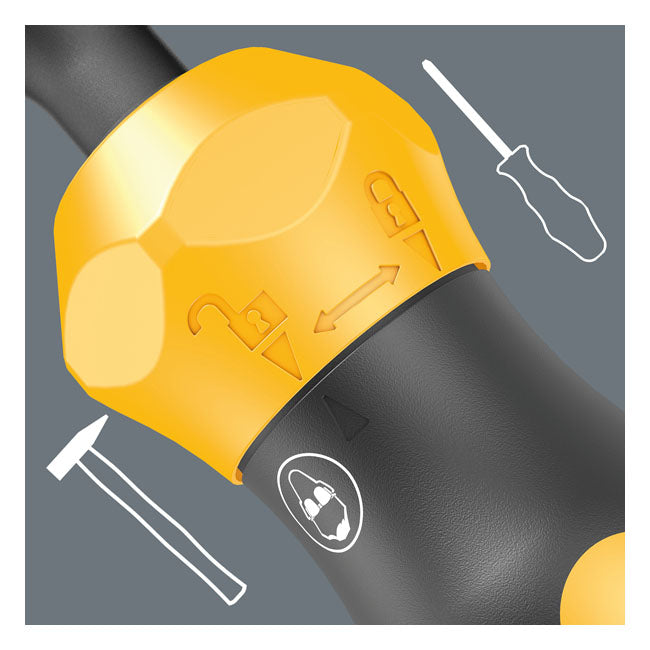 Wera, Kraftform impact screwdriver kit. Metric