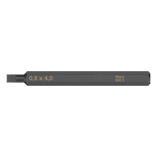 Wera Slotted bit for Impact screwdriver 0.8