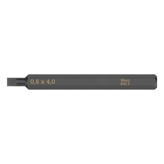 Wera Slotted bit for Impact screwdriver 0.8
