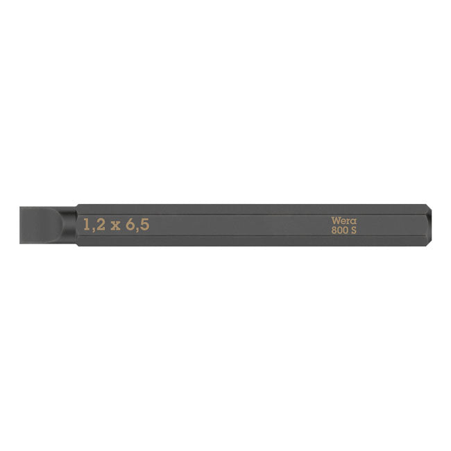 Wera Slotted bit for Impact screwdriver 1.2