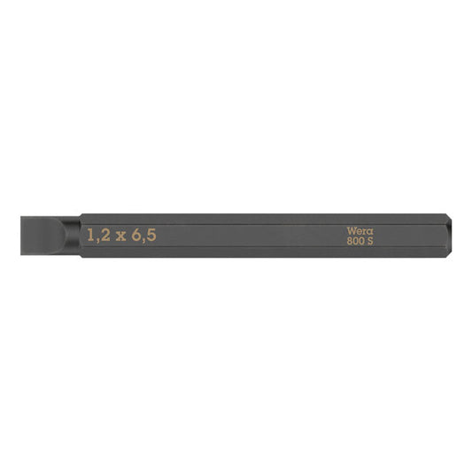 Wera Slotted bit for Impact screwdriver 1.2