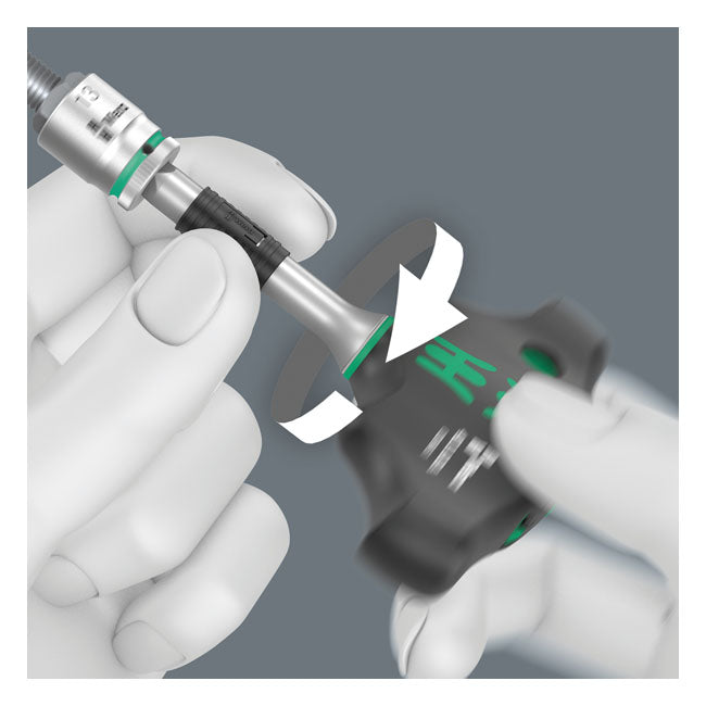 Wera, Kraftform Kompact 400 RA. 1/4" drive. Metric sizes