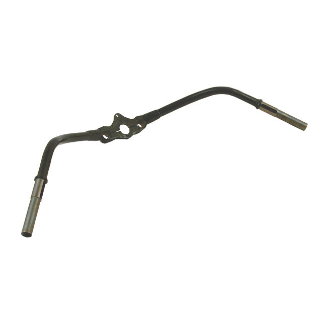 Early springer handlebar, offset, black