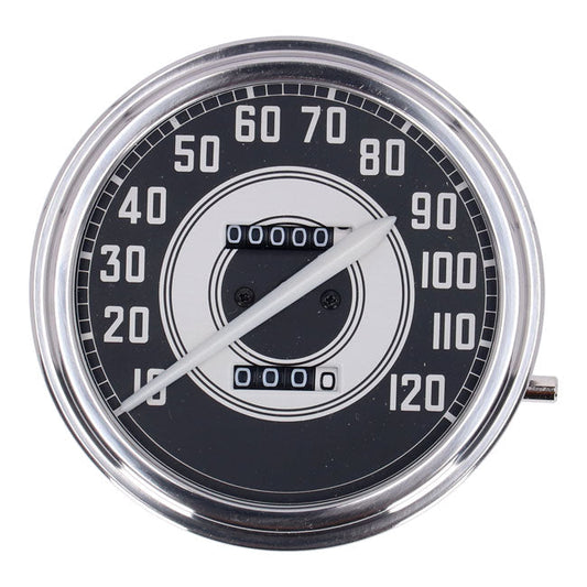 FL speedometer, ''41-45 face'', silver/black. 2:1 mph