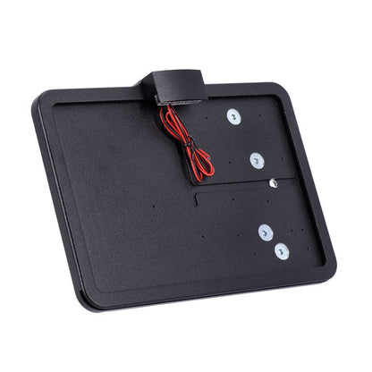 CPV, ''slide-in'' license plate bracket Side mount