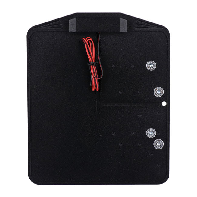 CPV, side mount license plate bracket Black powder coated