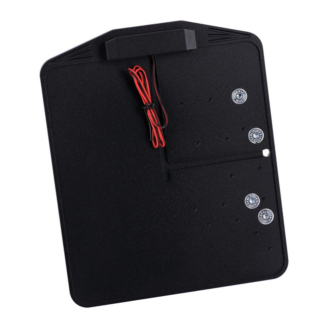 CPV, side mount license plate bracket Black powder coated