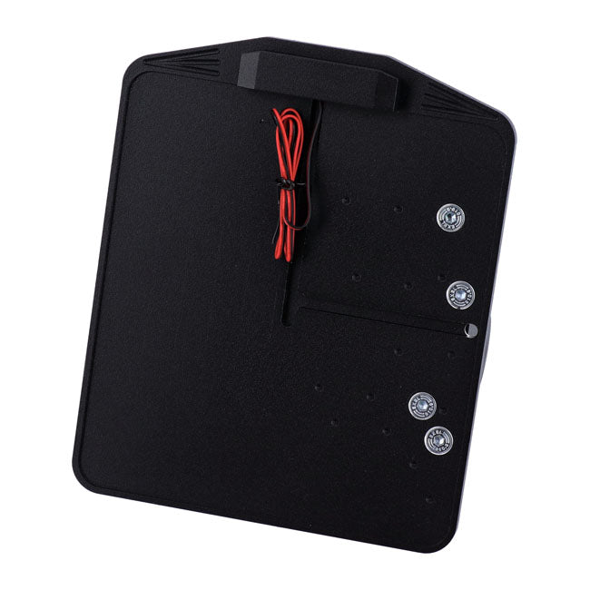 CPV, side mount license plate bracket Black powder coated