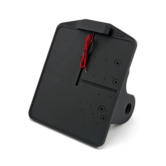 CPV, side mount license plate bracket Black powder coated