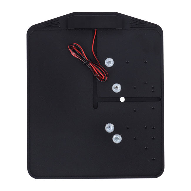 CPV, side mount license plate bracket Black powder coated