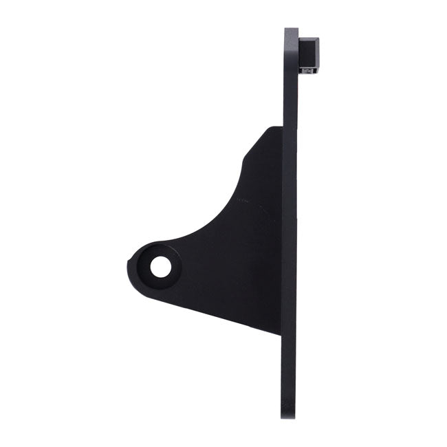 CPV, side mount license plate bracket Black powder coated