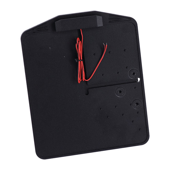 CPV, side mount license plate bracket Black powder coated