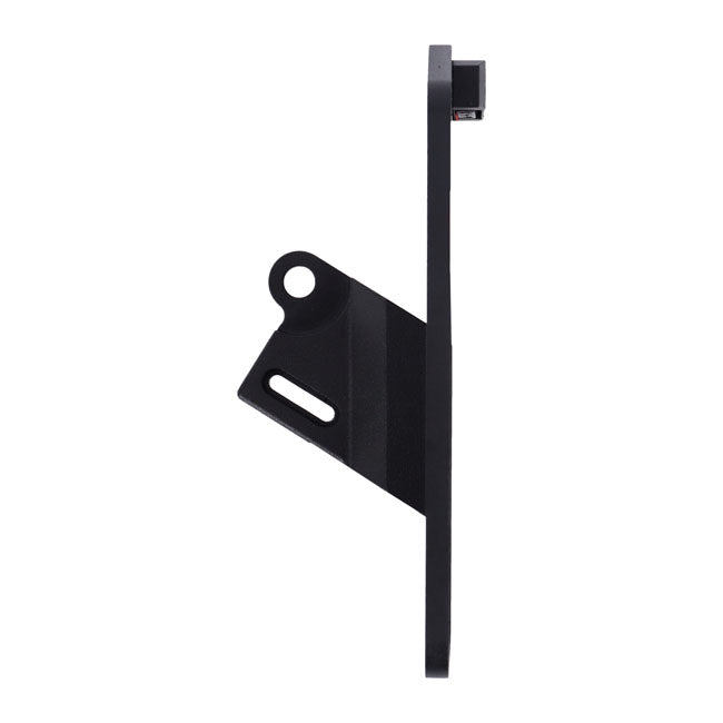 CPV, side mount license plate bracket Black powder coated